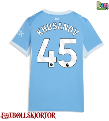 Manchester City Abdukodir Khusanov #45 Hemmatröja Dam 2026-27 Kortärmad